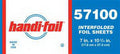 Aluminum Foil Sheets 7 x 10 inch, 6 per Case Y602