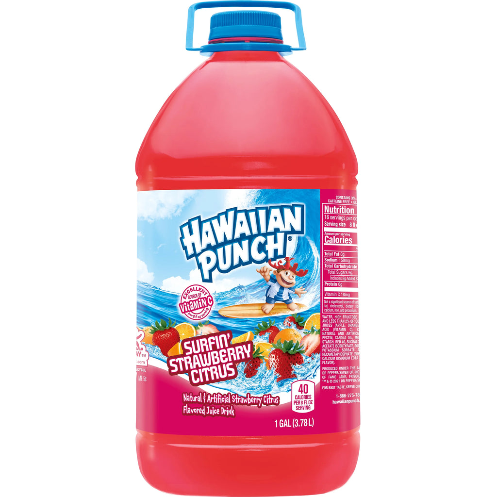 Surfin' Strawberry Citrus Juice, 1 Gal Bottle M6525