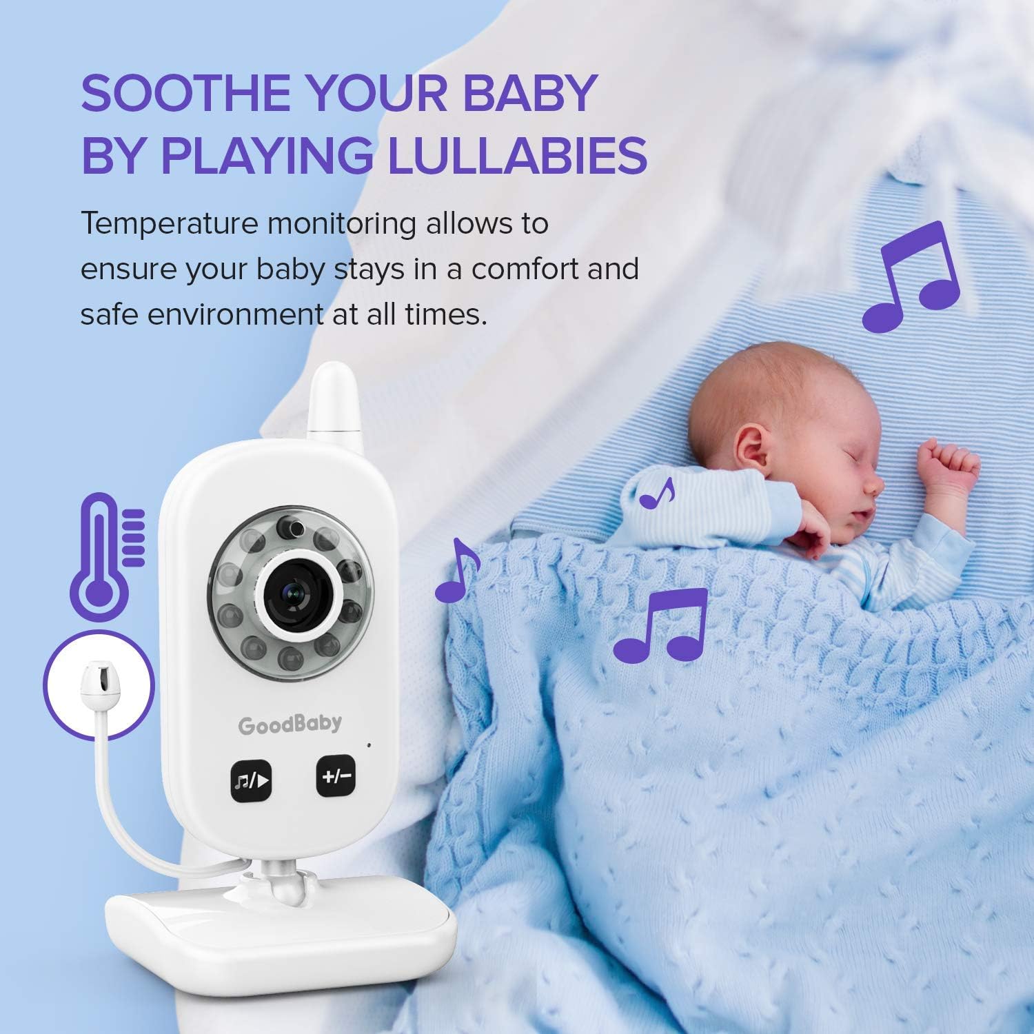 Video Baby Monitor with Camera and Audio E793