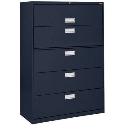 Blue 5-Drawer File Cabinet R91483