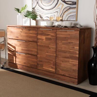 63x22 Wide 3 Drawer Sideboard D681857