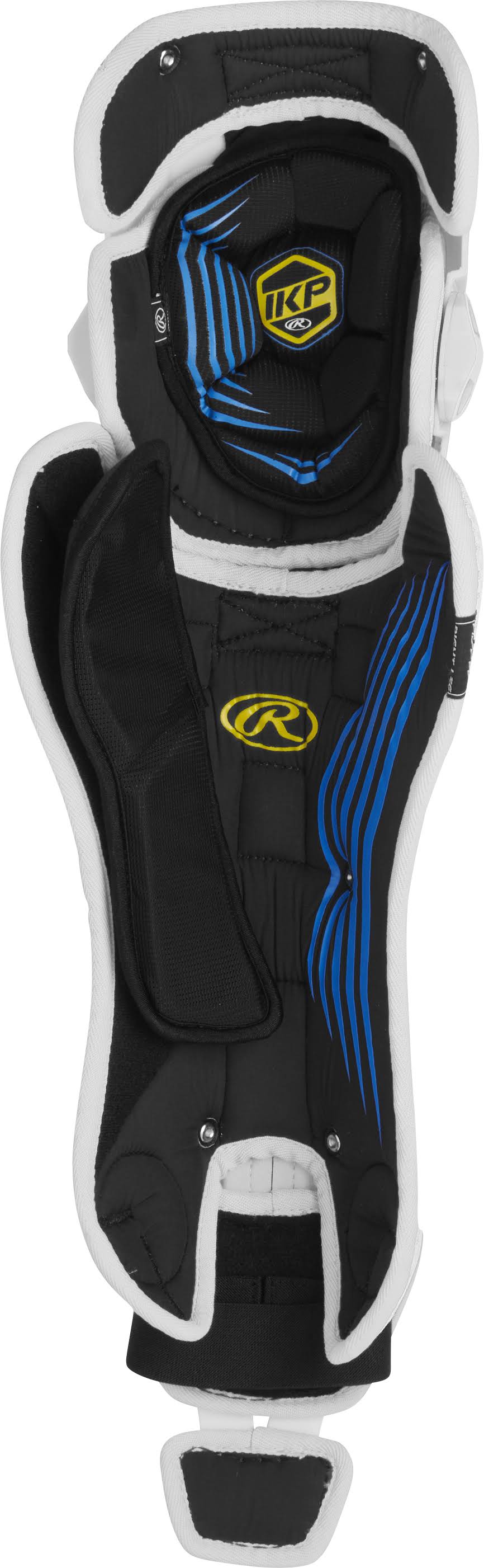 White Baseball Catcher Leg Guards K4118