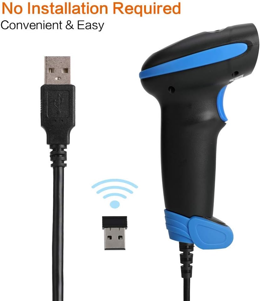 2D Wireless Barcode Scanner with USB F686