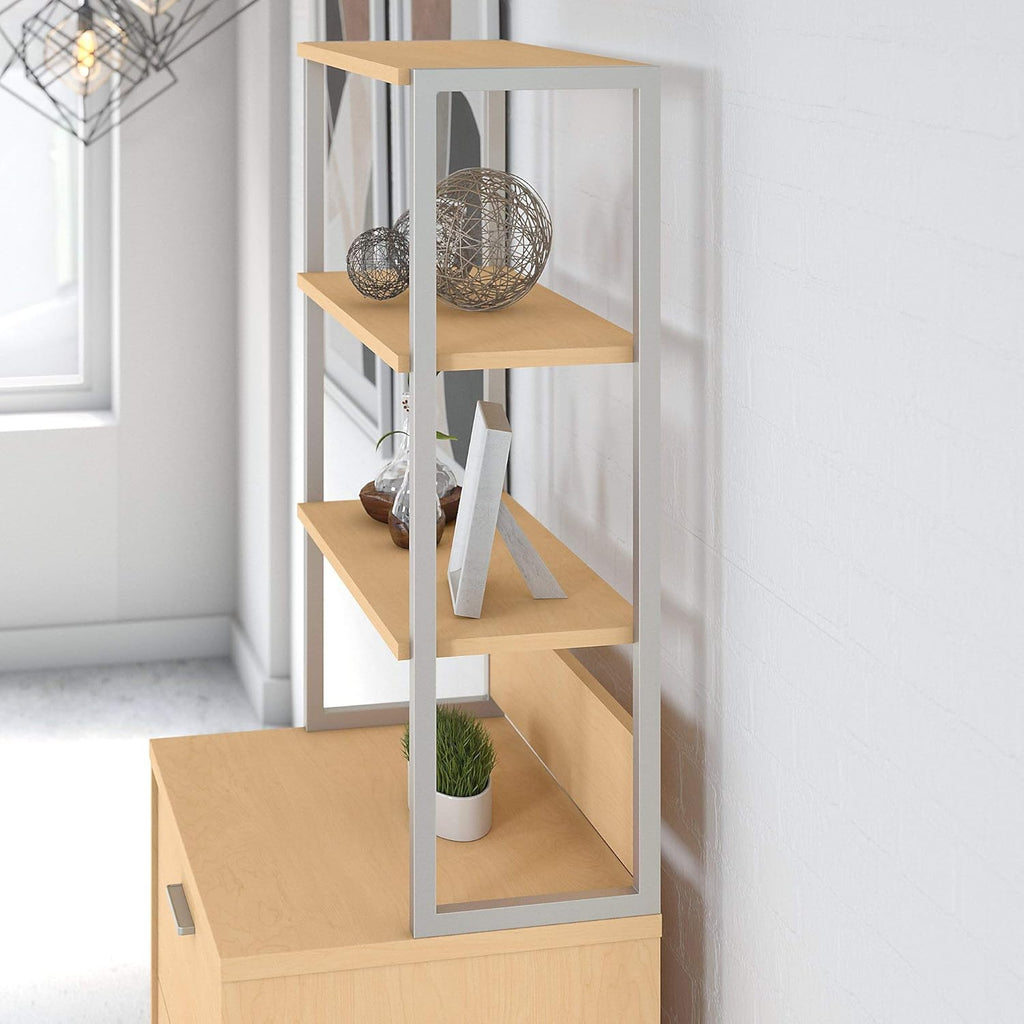 Natural Maple Bookcase Hutch F1145