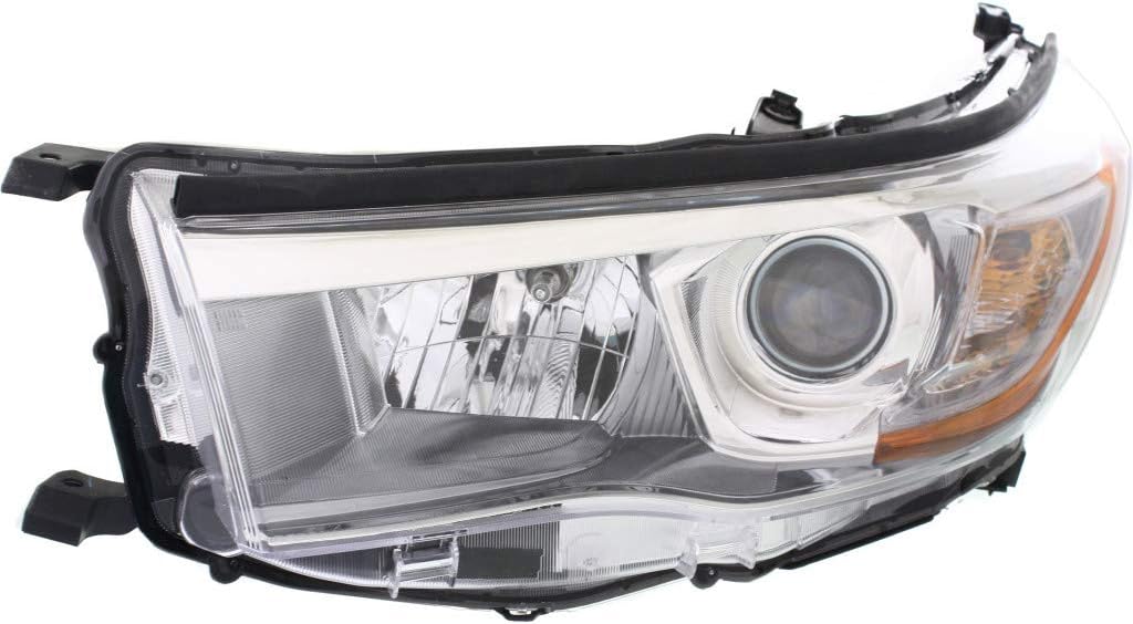Smoked Chrome Accent Headlight Assembly Driver Side I11164