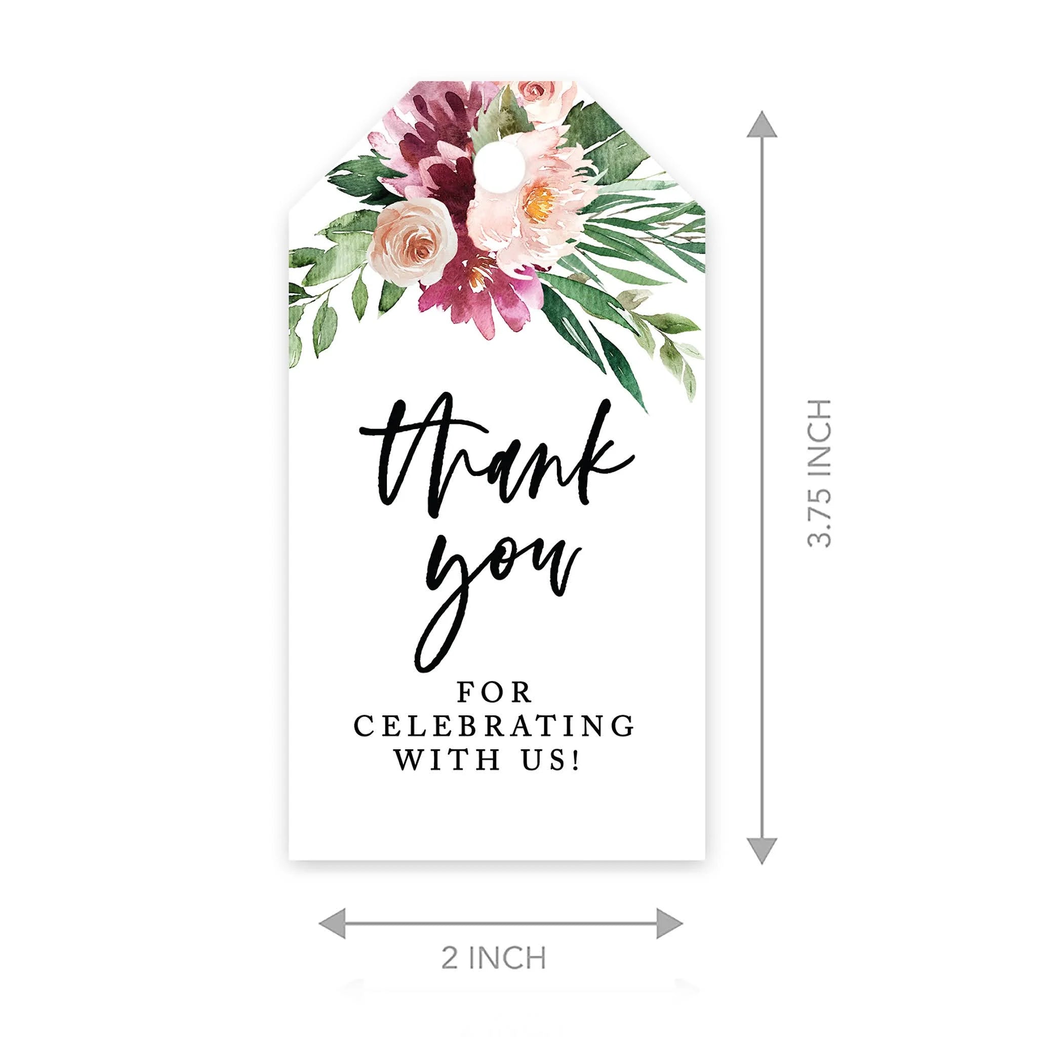 100-Pk Cardstock Gift Tags C8973