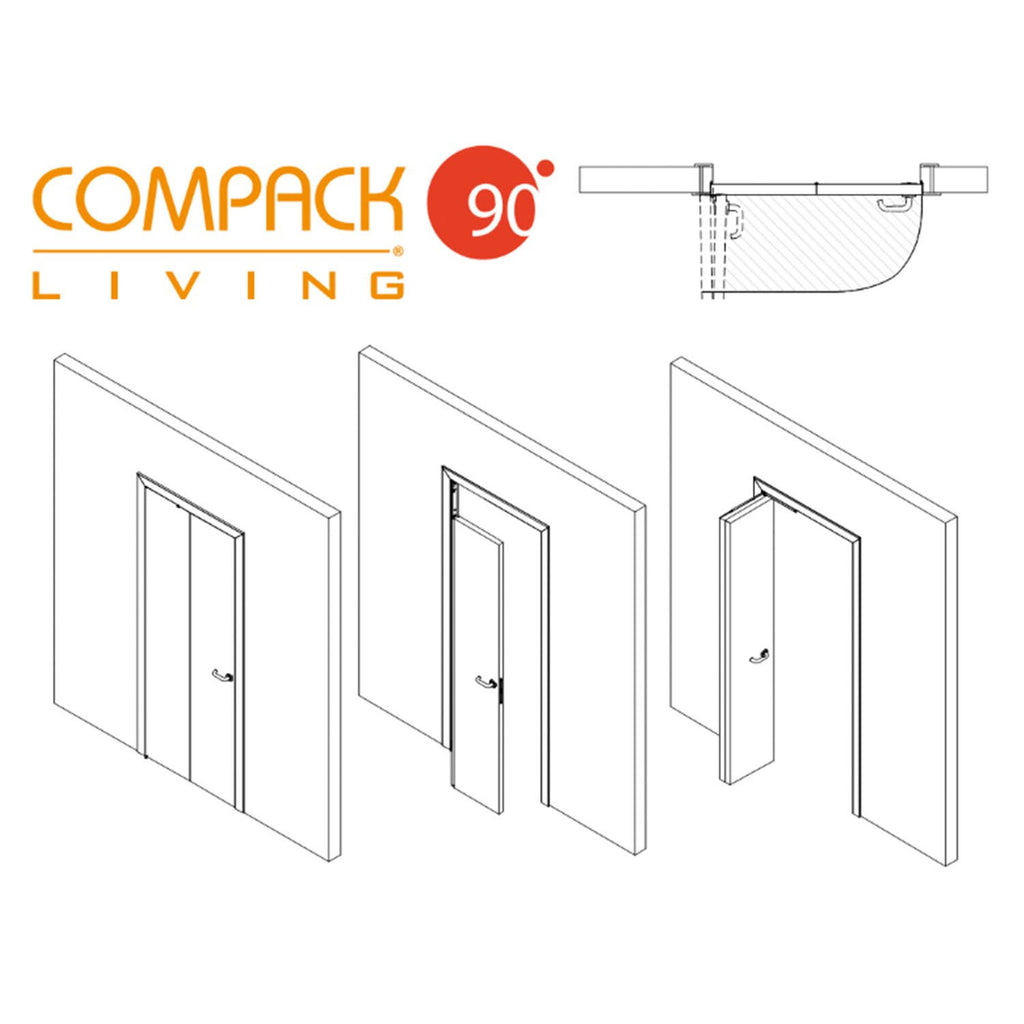 Folding Door Hardware Set F7840