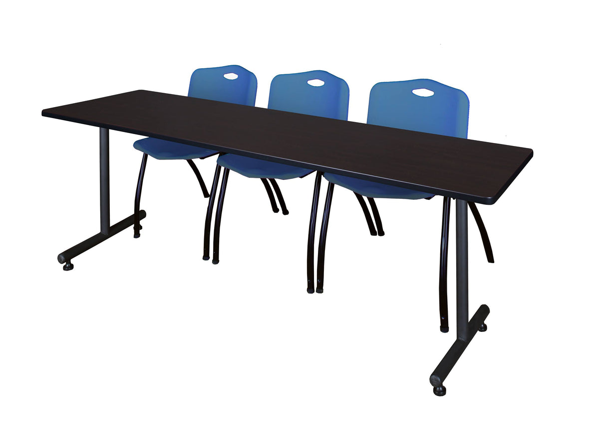 Kobe Training Table with 2 Stack Chairs B43802