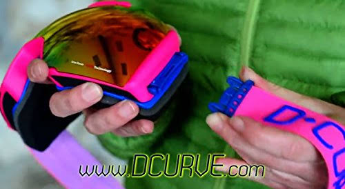 Matte Black/Red Snow Goggles F369