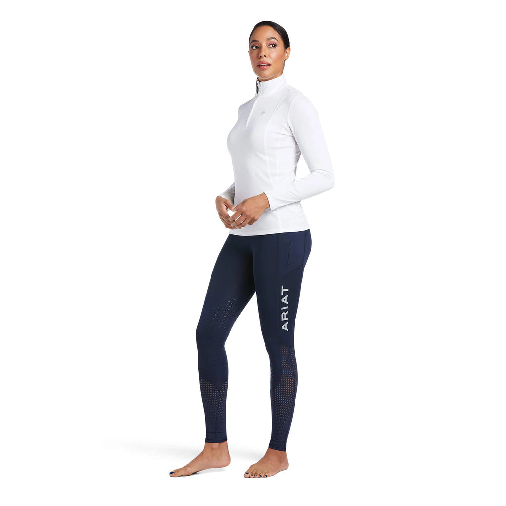 Navy Knee Patch Tight H2393