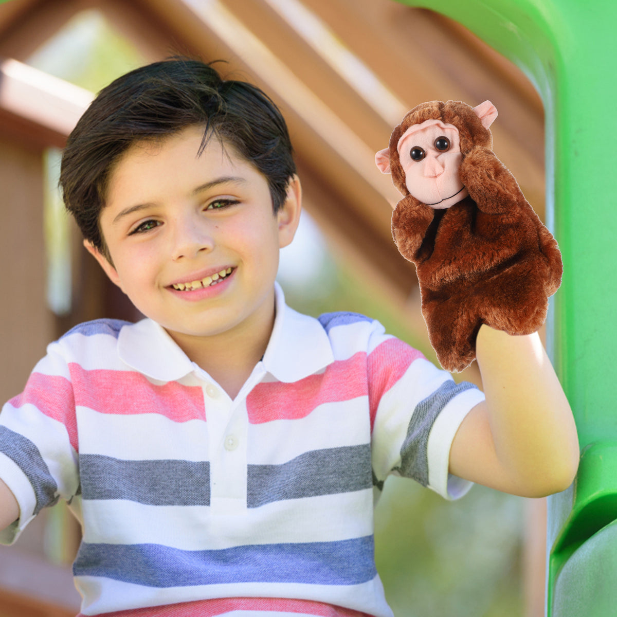 2Pcs Lifelike Monkey Hand Puppet G9102