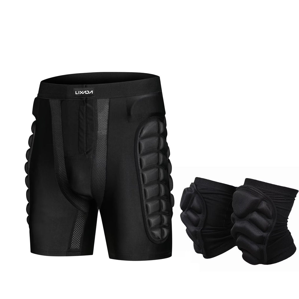 Waterproof Skateboarding Snowboarding Skiing Shorts with Knee Pads Set S44600