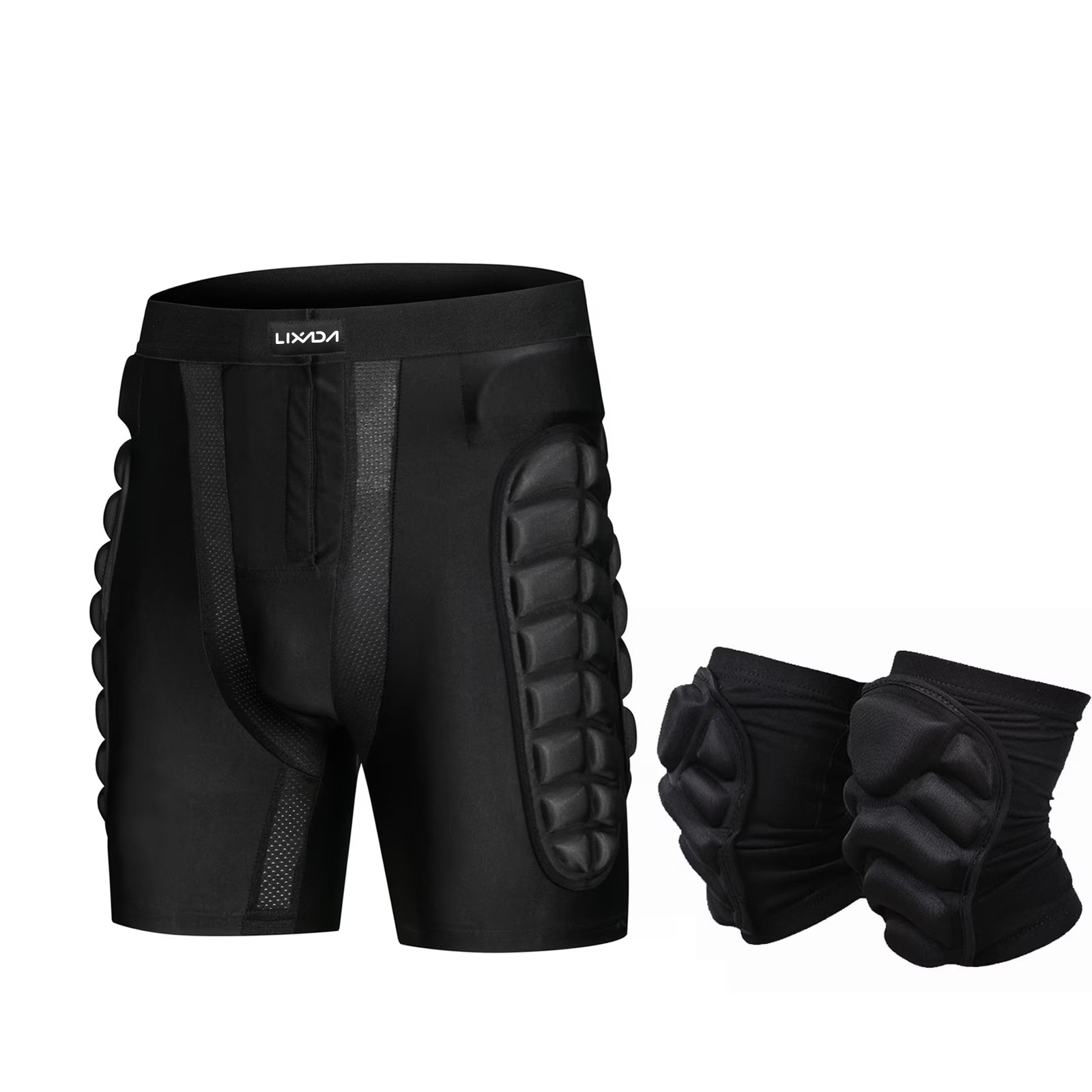 Waterproof Skateboarding Snowboarding Skiing Shorts with Knee Pads Set S44600