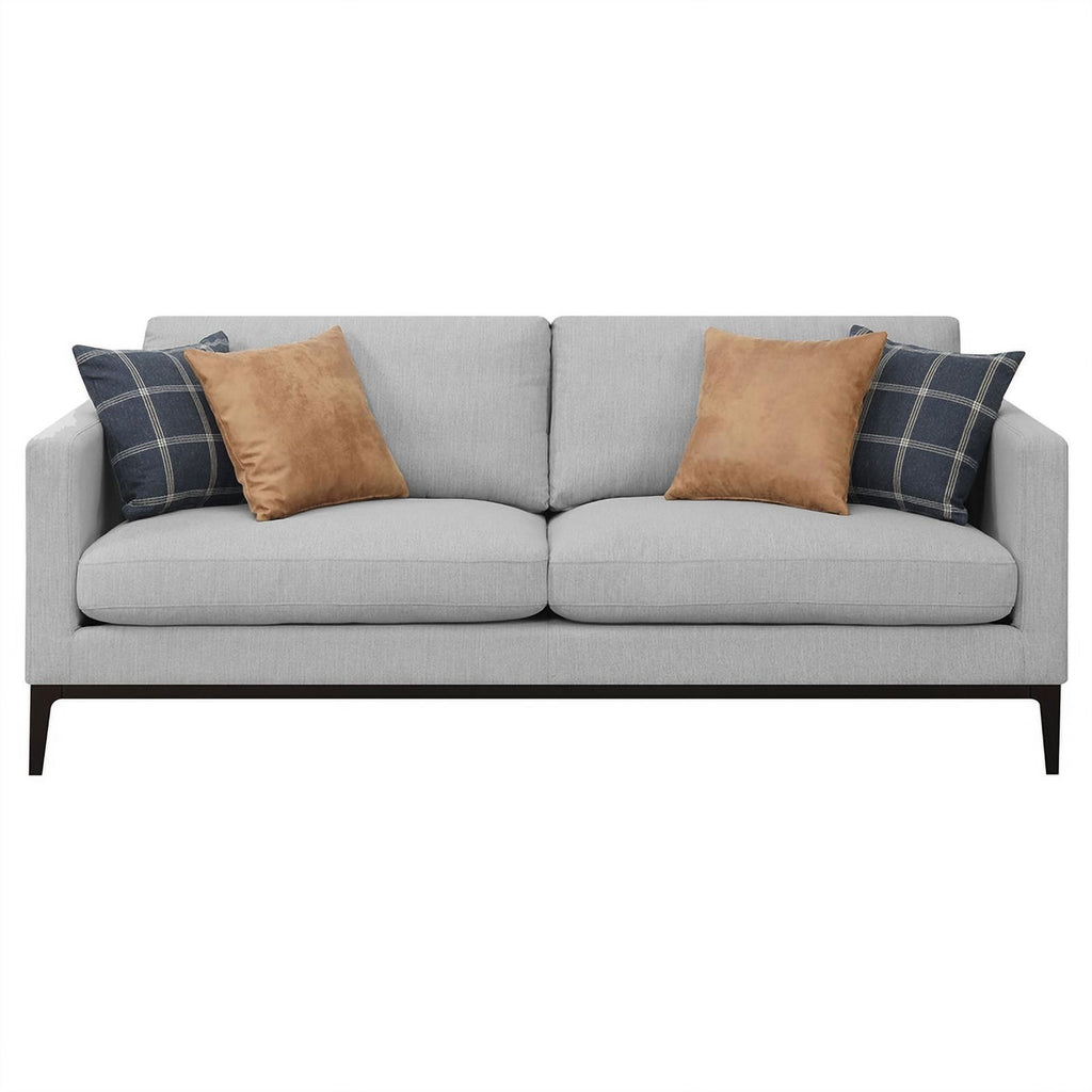 Light Gray 3-piece Fabric Living Room Set J943884
