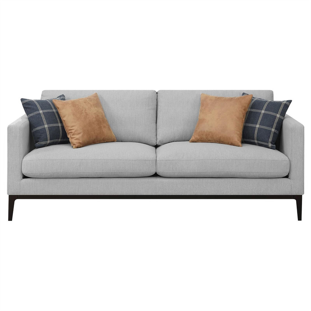 Light Gray 3-piece Fabric Living Room Set J943884