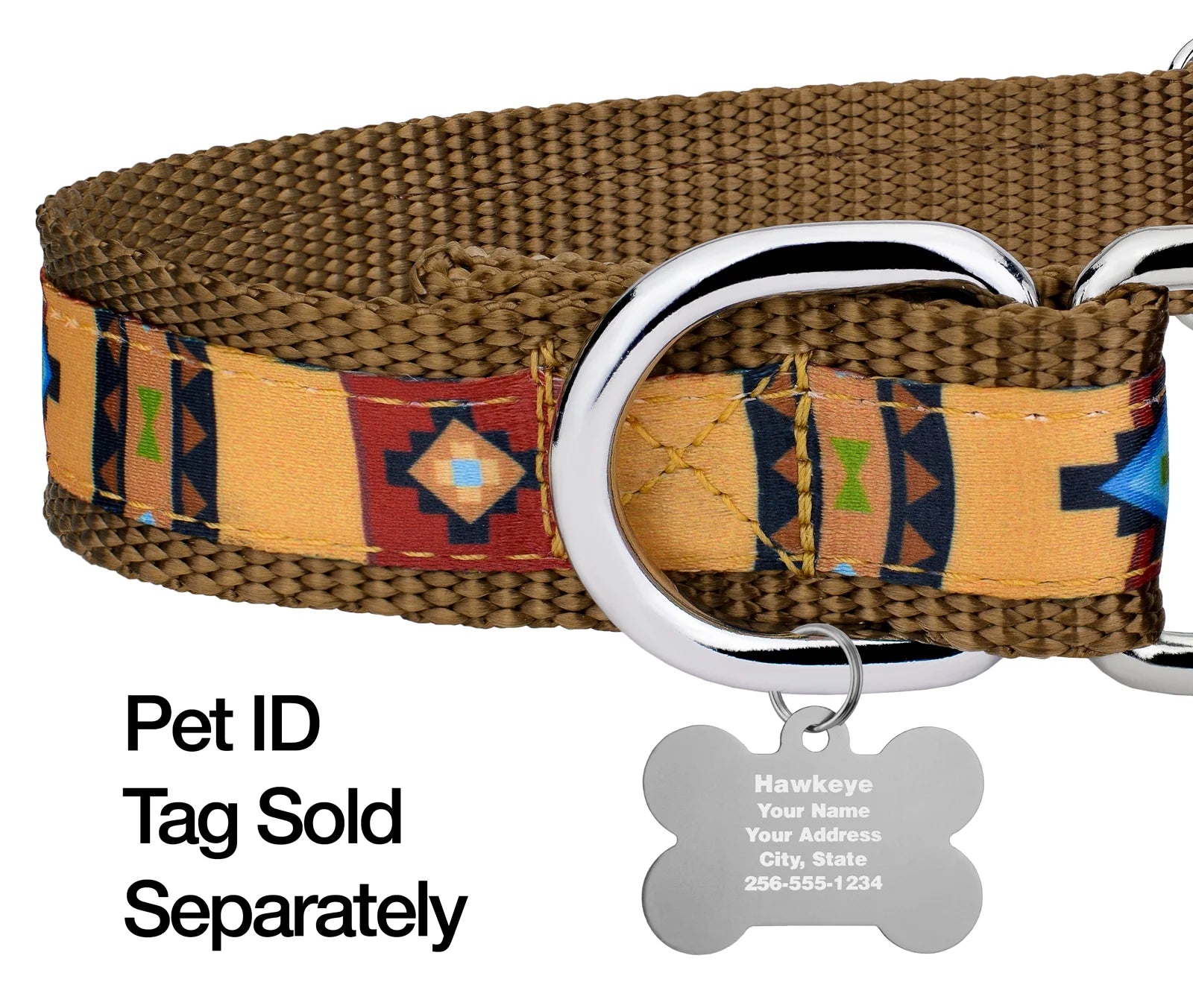 Native Arizona Signature Martingale Dog Collar, Large W5399