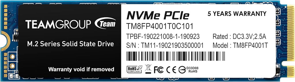 4TB NVMe PCIe Gen3x4 M.2 2280 Internal SSD H2063