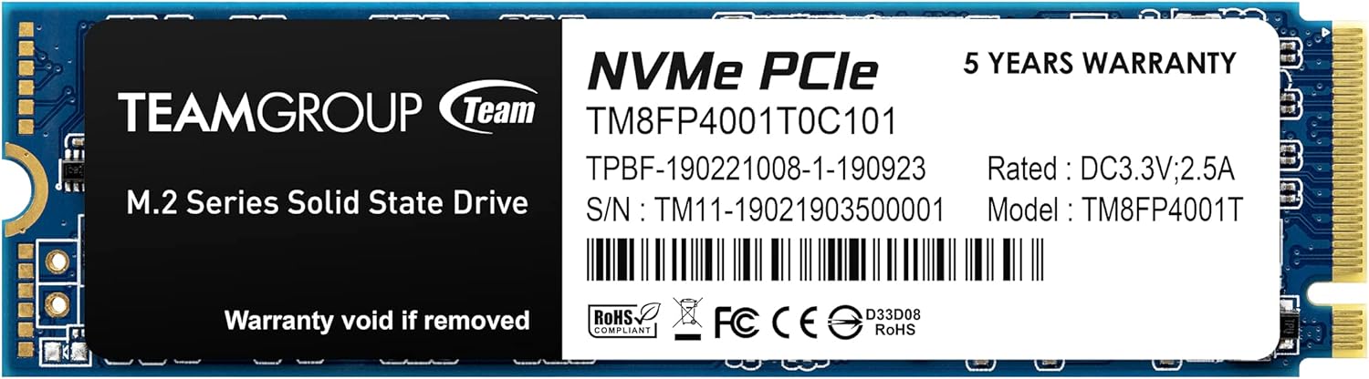 4TB NVMe PCIe Gen3x4 M.2 2280 Internal SSD H2063