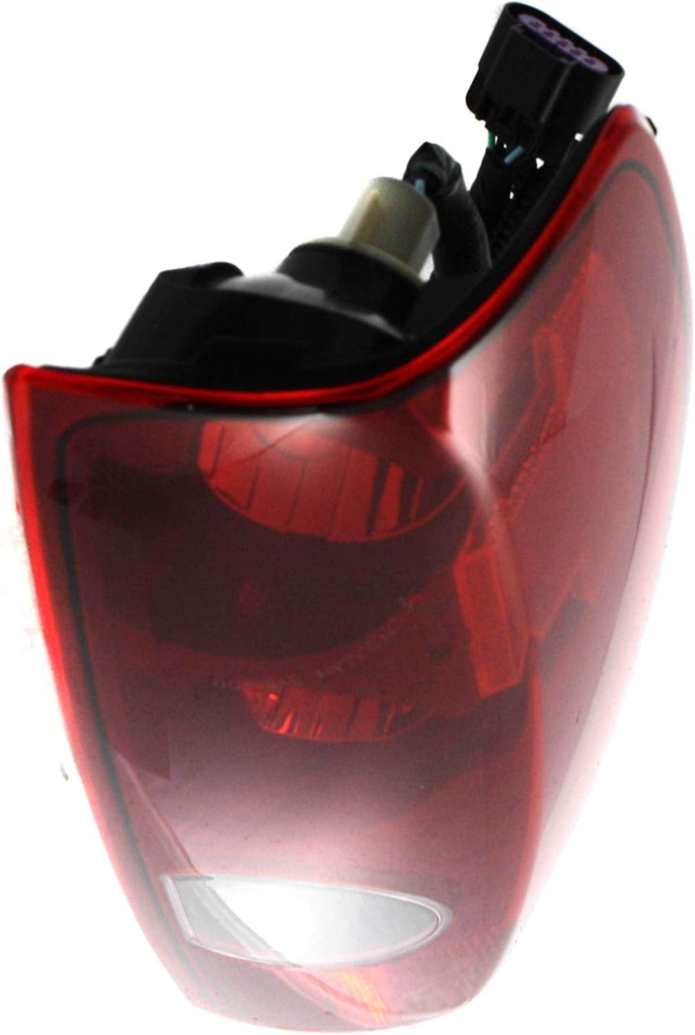 Tail Light Set of 2 Clear Red Lens Halogen M674