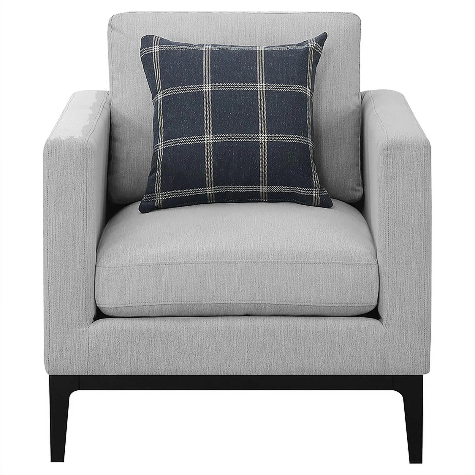 Light Gray 3-piece Fabric Living Room Set J943884