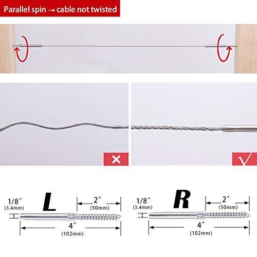 T316 Swage Lag Screws 40 Pack for Cable Railing System P474
