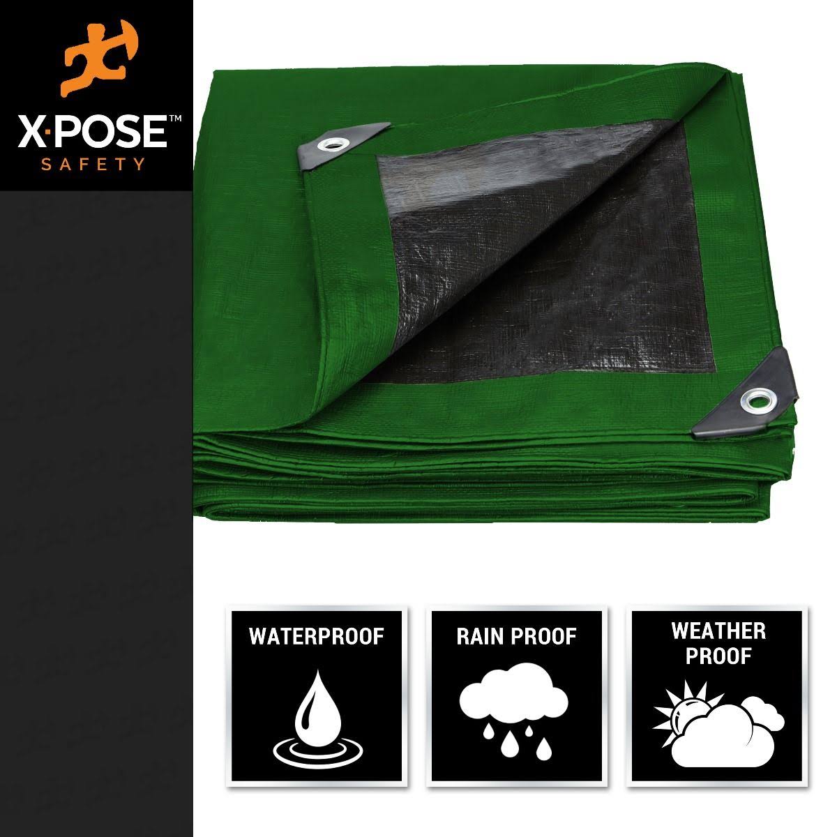 Heavy Duty Green/Black Poly Tarps 20' x 40' L82019