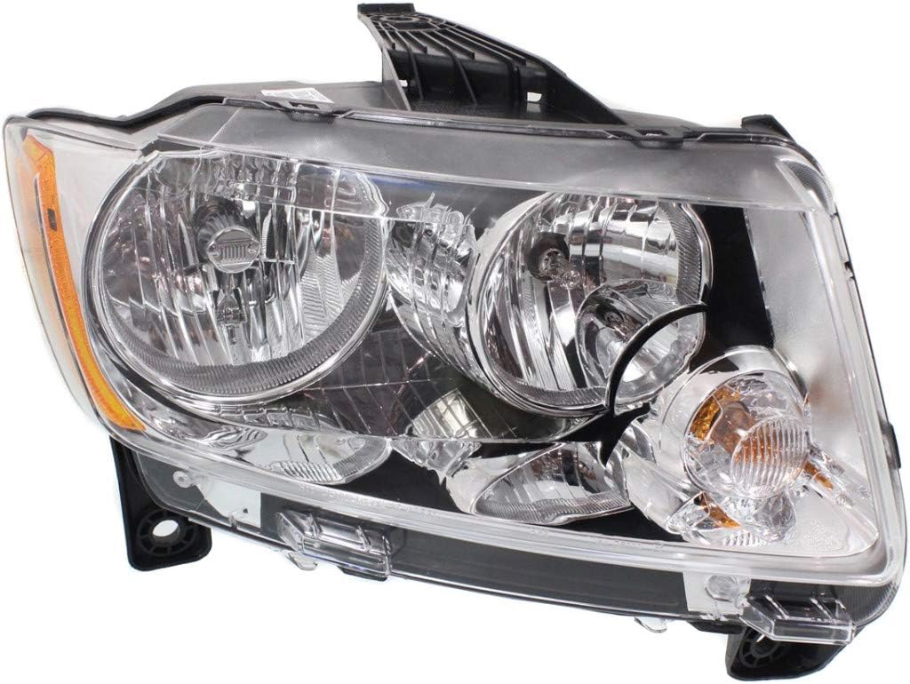 Passenger Side Composite Halogen Headlight Assembly S2217