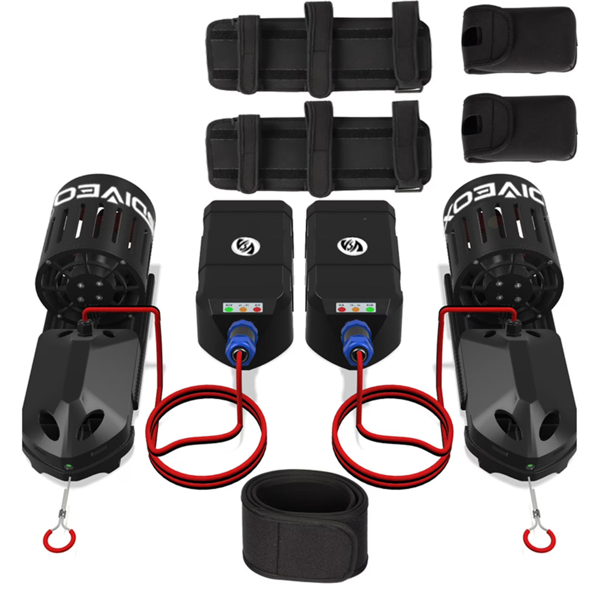 Underwater Scooter, 2pcs Electric Sea Scooters, Waterproof, 20M O492629