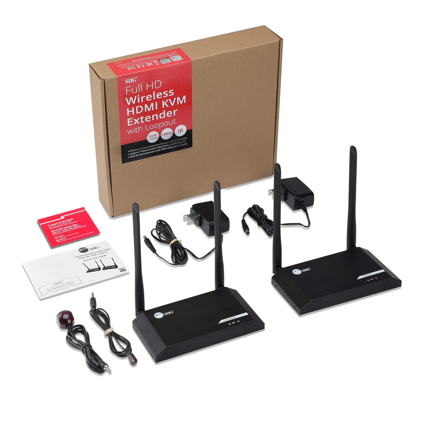 500ft 1080p Wireless HDMI Extender with IR F57995