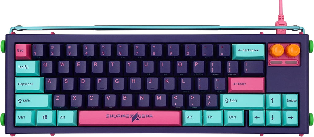 65% Wireless Mechanical Keyboard with White LED Backlit V455411