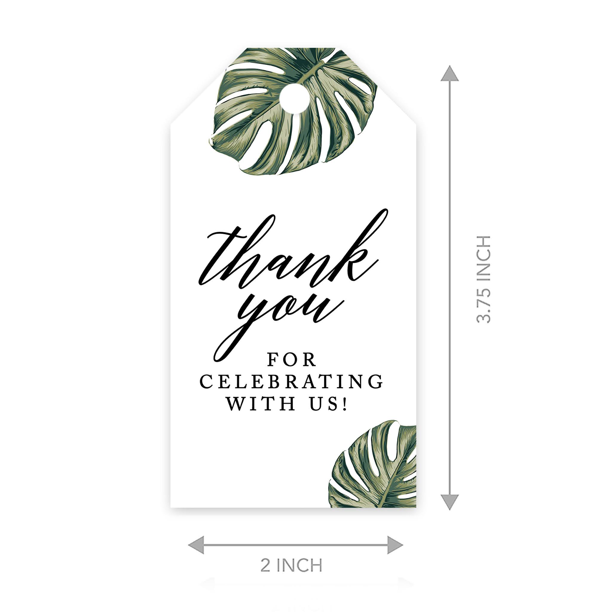 100-Pk Cardstock Gift Tags H401640