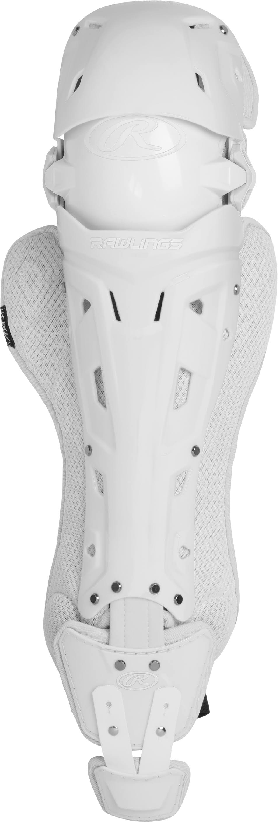 White Baseball Catcher Leg Guards K4118