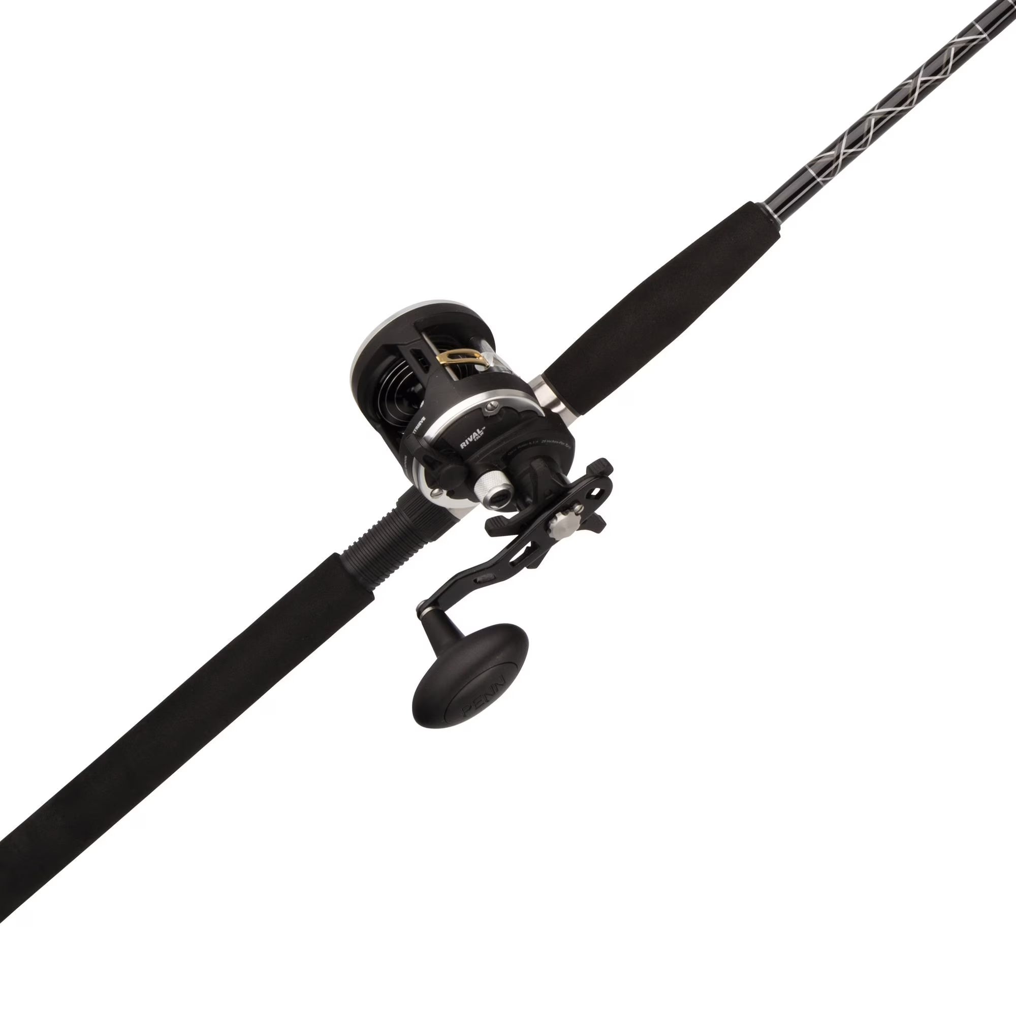 7' Rival Level Wind Fishing Rod and Reel Combo Y252