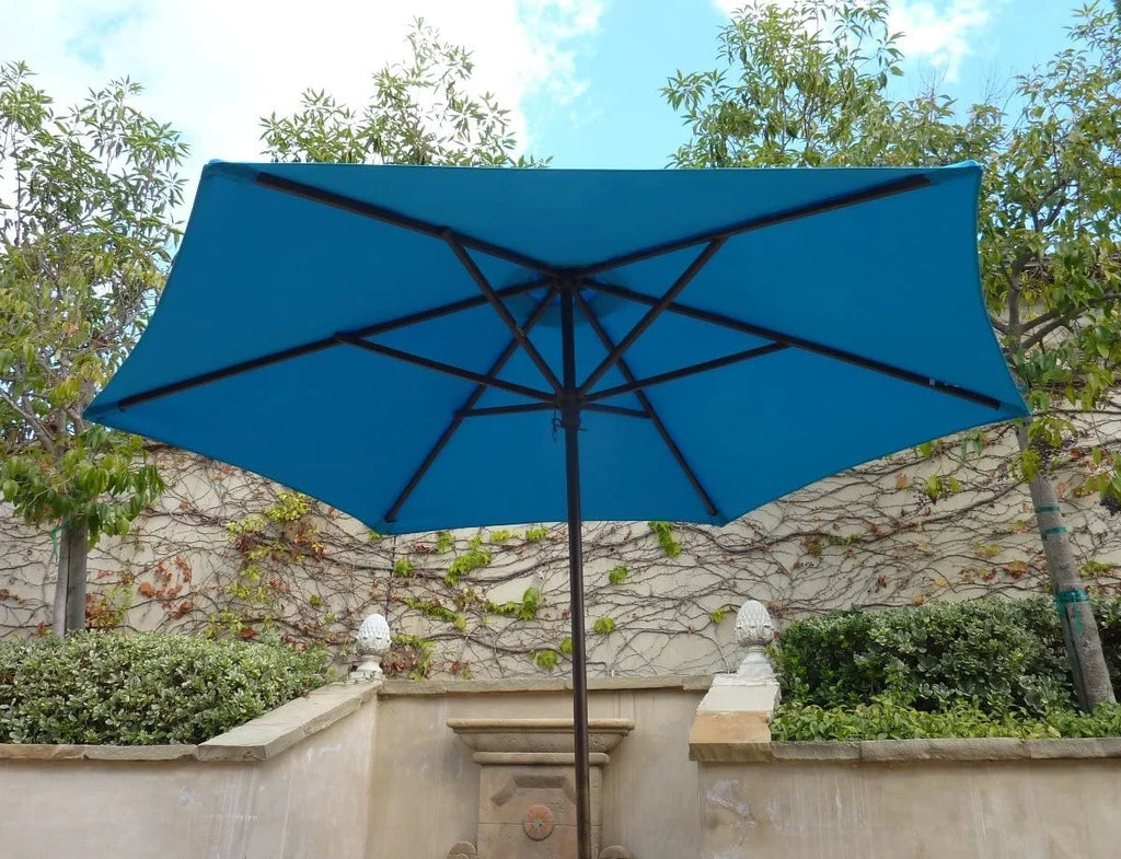 Teal 9ft Umbrella Replacement Canopy 6 Ribs W4807