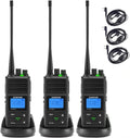 3 Packs Rechargeable UHF Hand-held Two Way Radios V6643
