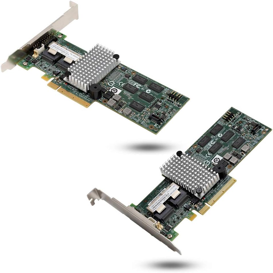 Array Card, SATA/SAS Controller, RAID 6G PCIe x8, Pack of 2 D239359