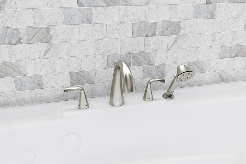 Deck Mount Tub Faucet with Handshower P219714