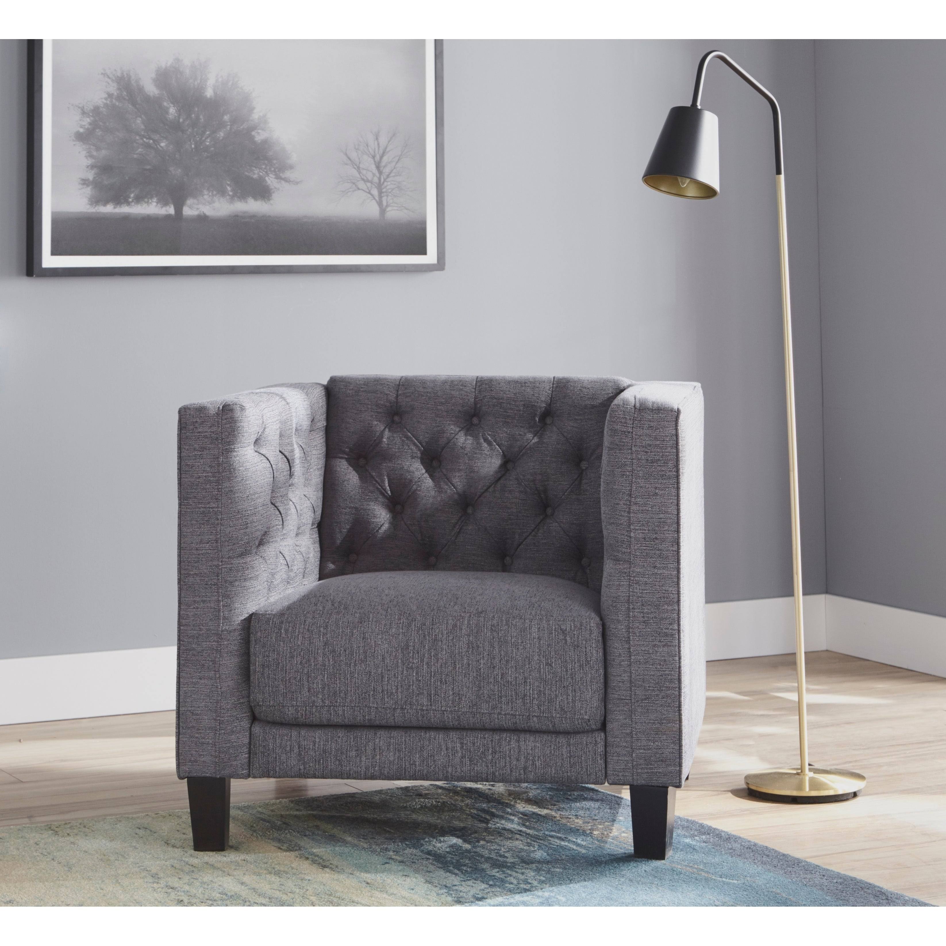 Medium Grey Accent Chair S8002