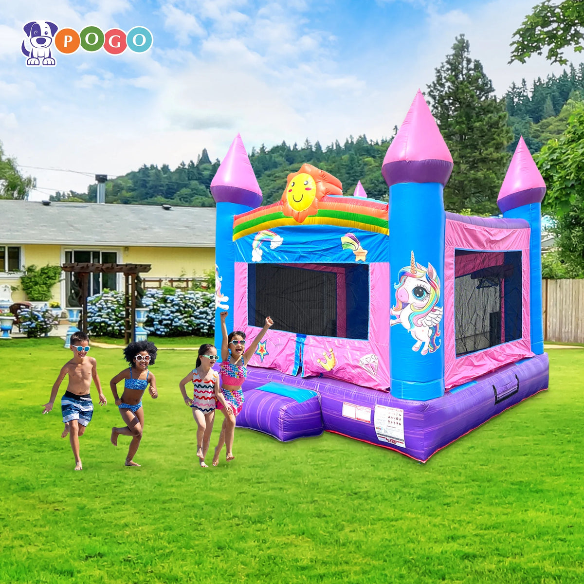 Inflatable Bounce House P4302