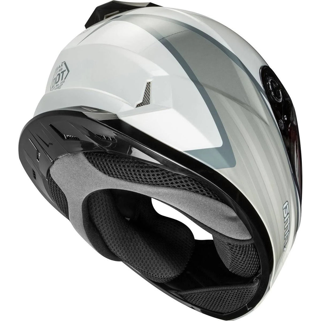 Hi-Vis Grey Full Face Deflect Helmet M272