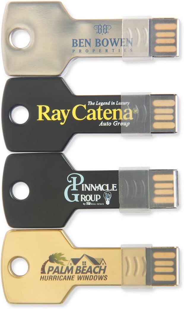 Custom Key Shaped USB Flash Drive 4GB 100 Pack H8059