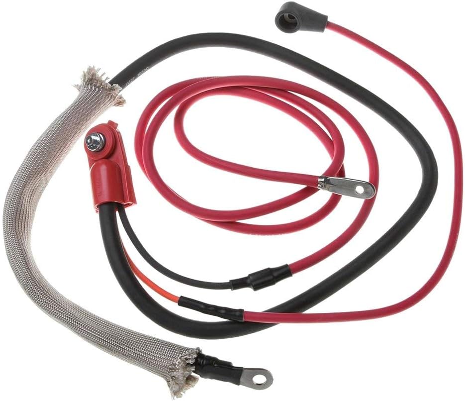 0 Gauge Battery Fuse Block Cable with Auxiliary Leads Pack of 2 X34003