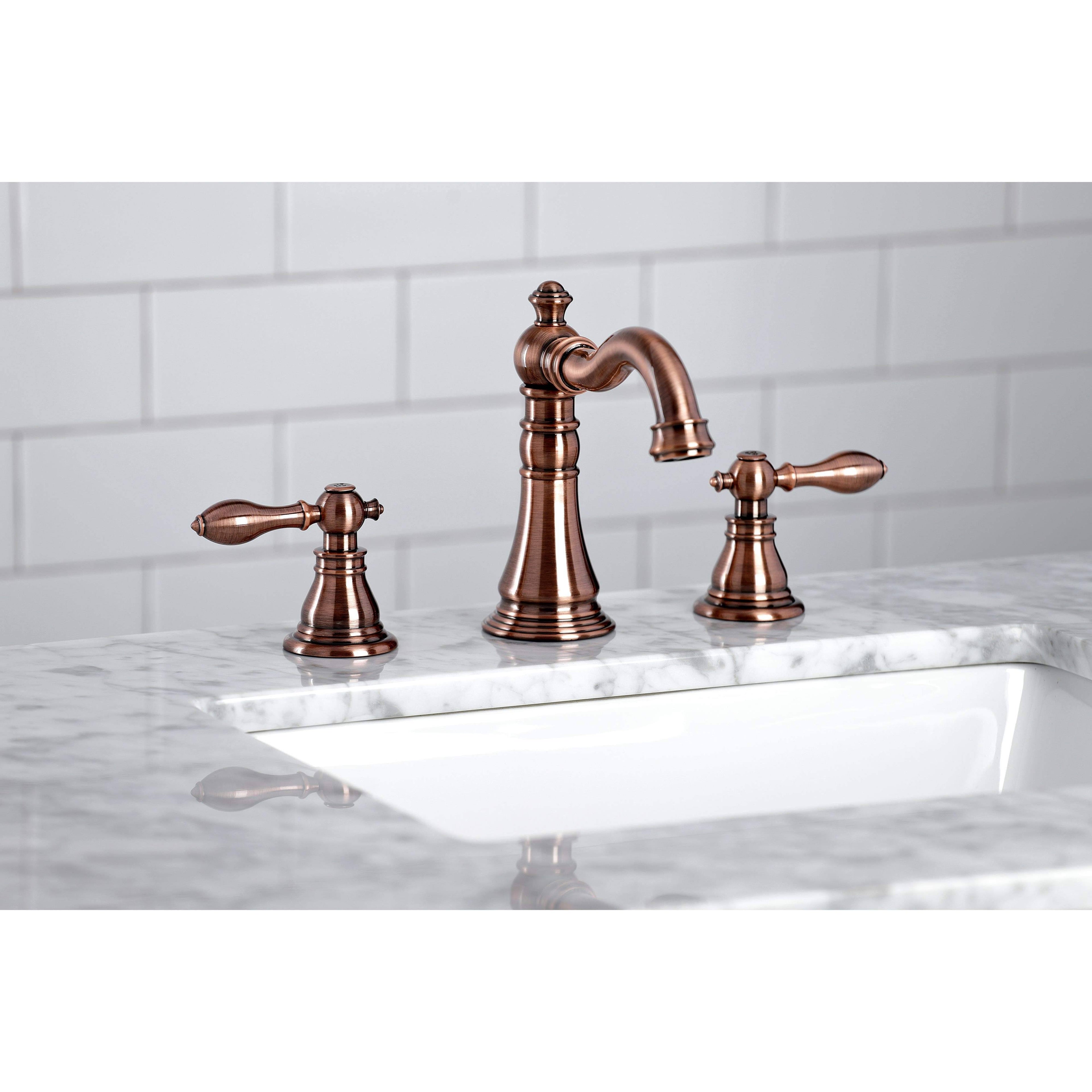 Antique Copper Widespread Bathroom Faucet M526