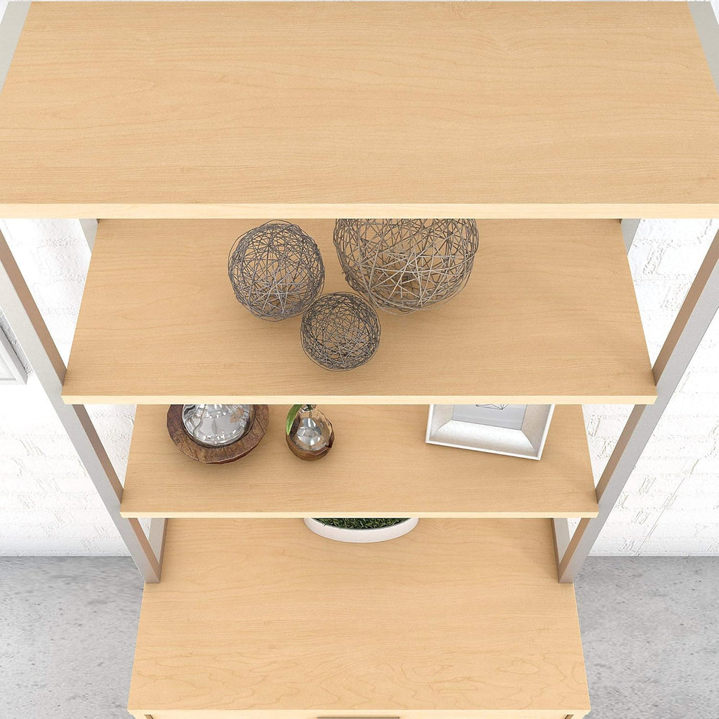 Natural Maple Bookcase Hutch F1145