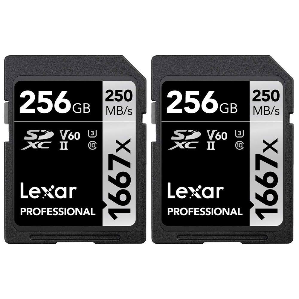 256GB UHS-II SDHC-SDXC Memory Card 2 Pack G64883