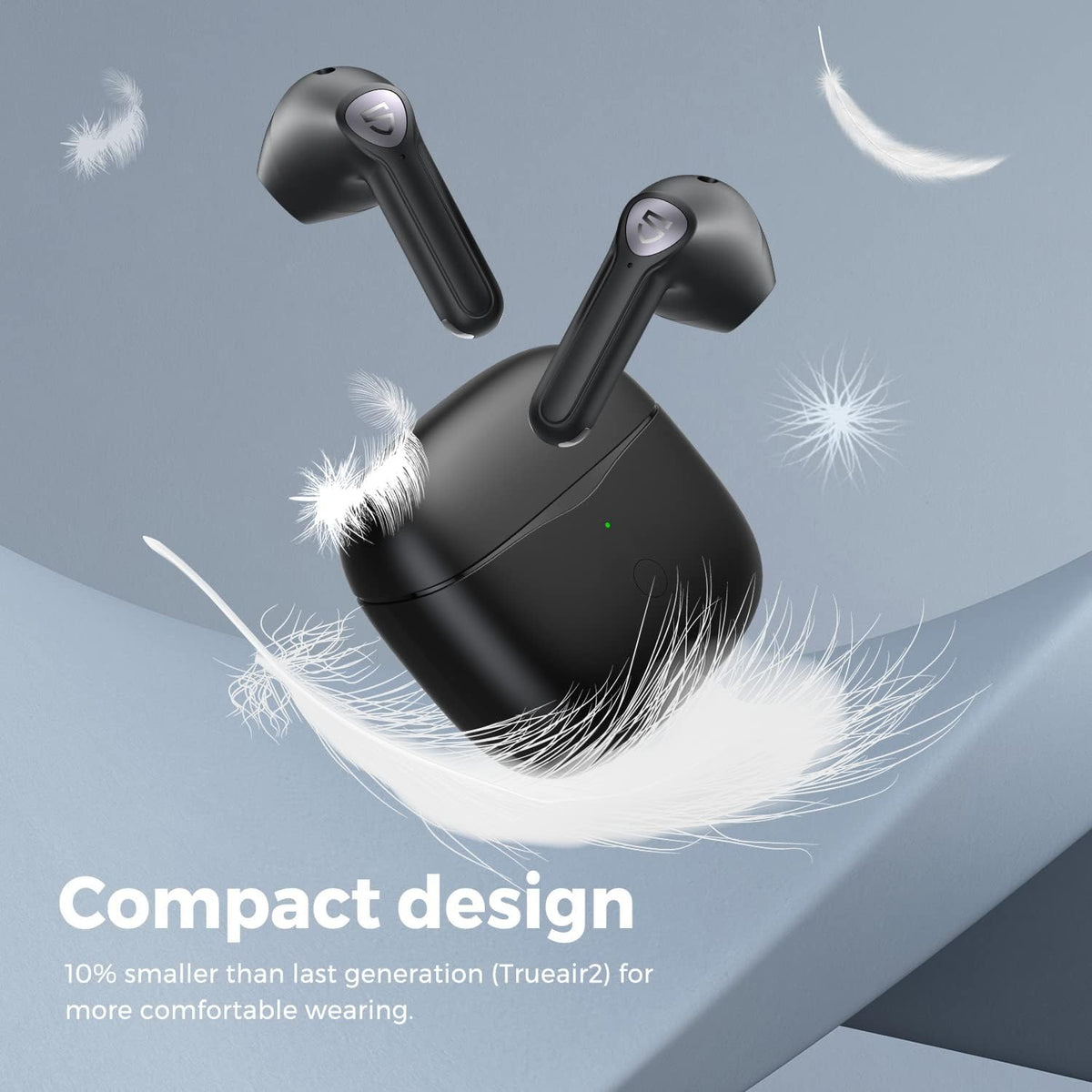 Wireless Earbuds with 14.2mm Driver, Bluetooth V5.2, Four Mic, Game Mode, 17.5 Hrs P2788