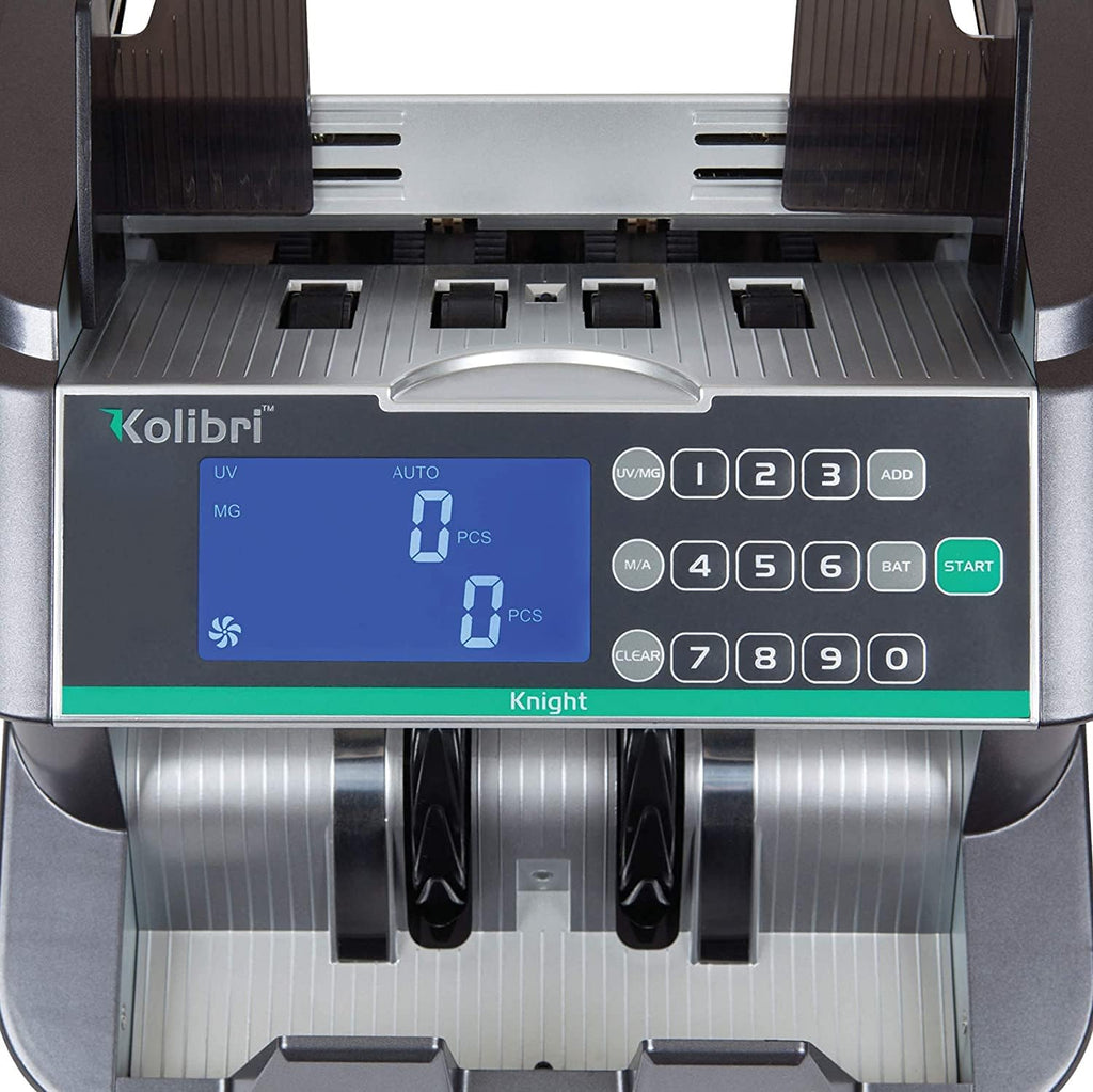Money Bill Counting Machine with UV, MG, IR, HF, DB Counterfeit Detection, Top Loading Cash Counter, Speed 1,250 Notes/Min N913461