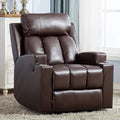 Leather Recliner Chair with 2 Cup Holders Single Sofa Z3329