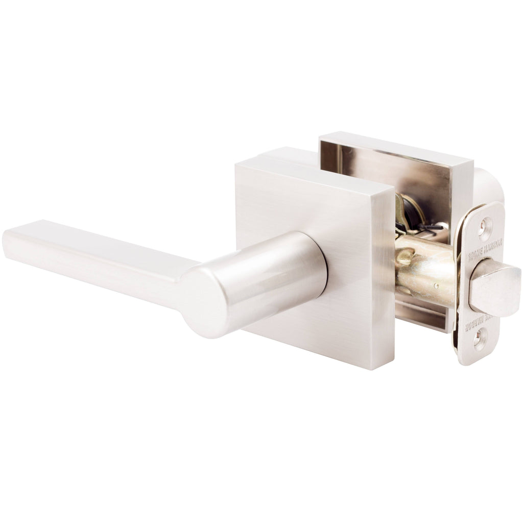 Satin Nickel Passage Door Lever N244621