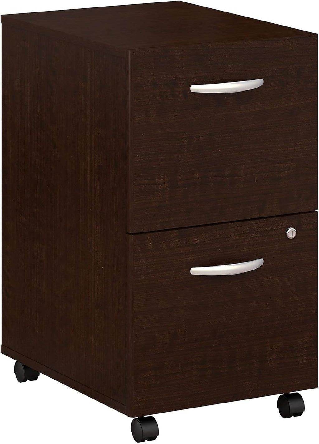 2 Drawer Mobile File Cabinet Mocha Cherry I789